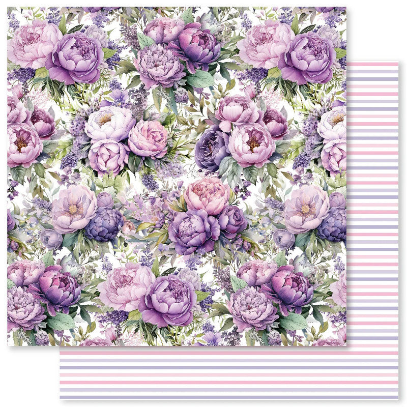Lavender & Roses E 12x12 Paper (12pc Bulk Pack) 32178-1