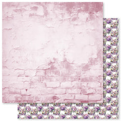 Feuilles 30,5x30,5 cm Lavande & Roses (Lot de 12) 32181-1
