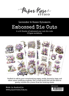 Lavender & Roses Ephemera Embossed Die Cuts 32193-1