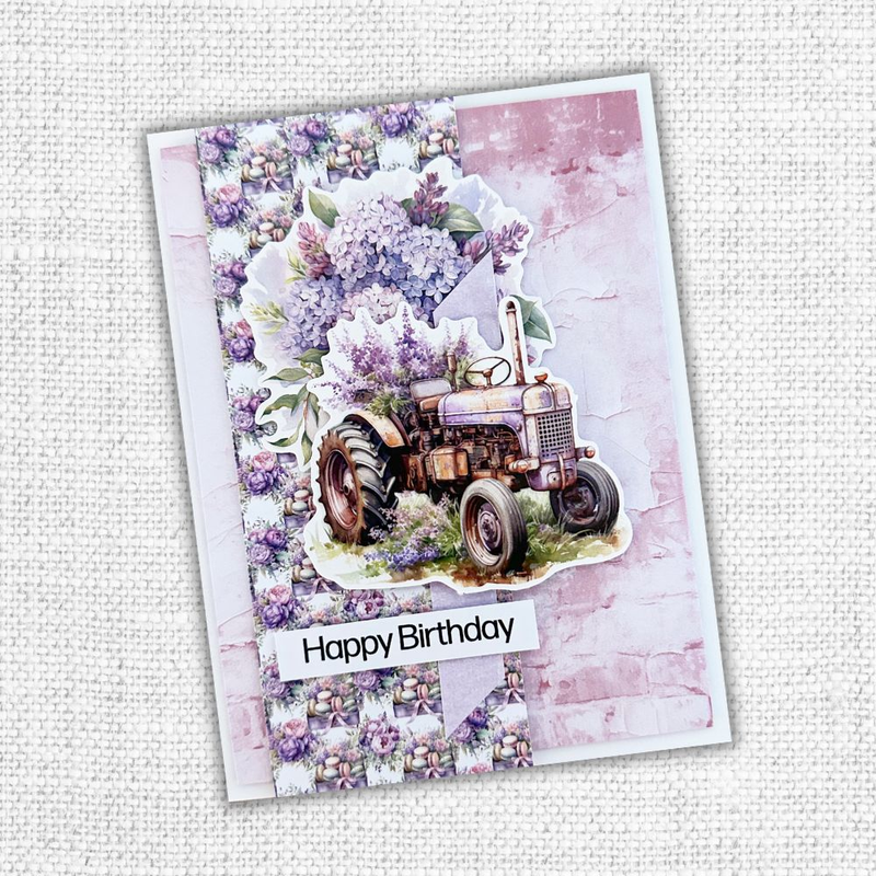 Lavender & Roses Ephemera Embossed Die Cuts 32193-3
