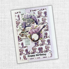 Lavender & Roses Ephemera Embossed Die Cuts 32193-4