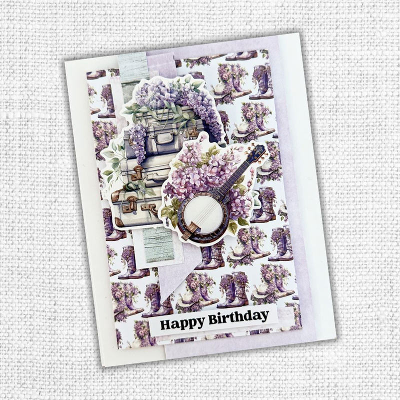 Lavender & Roses Ephemera Embossed Die Cuts 32193-4