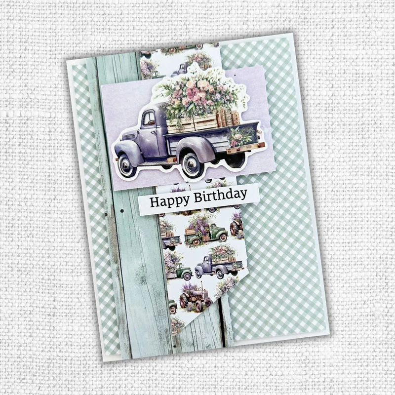 Lavender & Roses Ephemera Embossed Die Cuts 32193-2