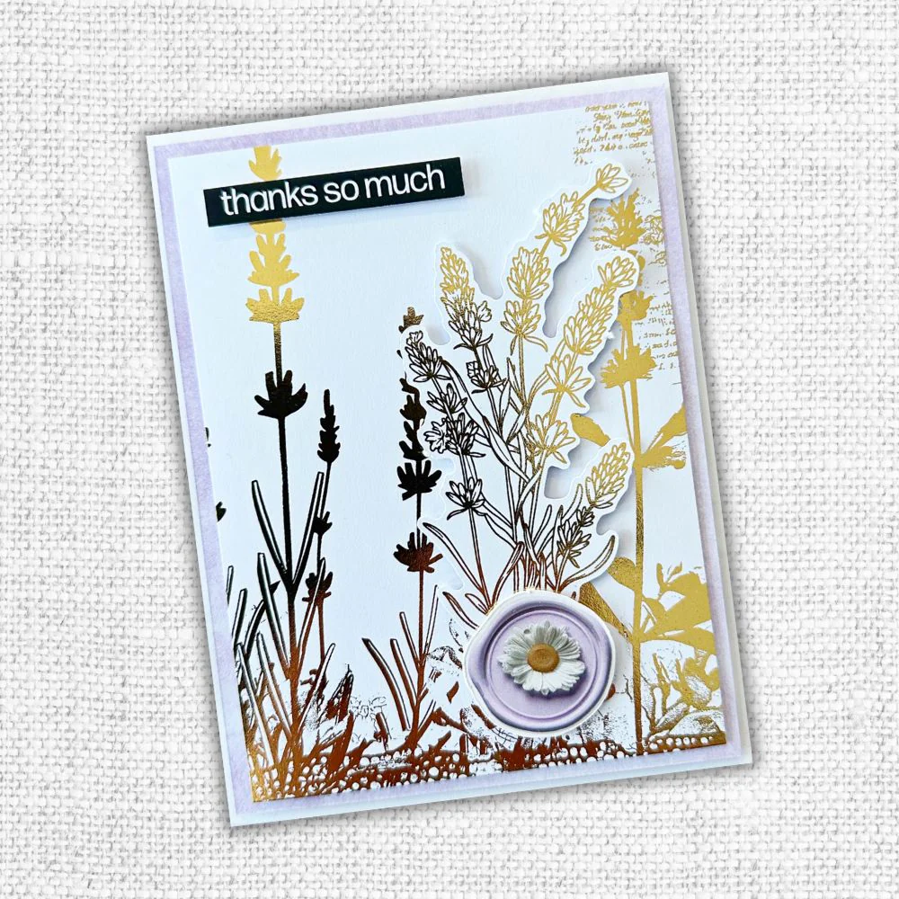 Lavender & Roses - Gold Foil 6x6 Paper Collection 32241-3