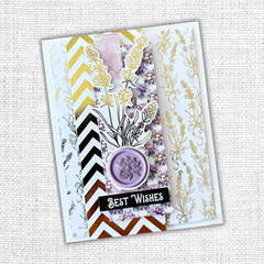 Lavender & Roses - Gold Foil 6x6 Paper Collection 32241-5