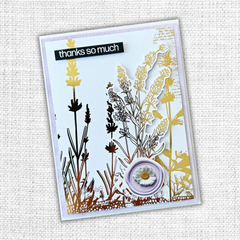Lavender & Roses - Gold Foil Die Cuts 32271-3