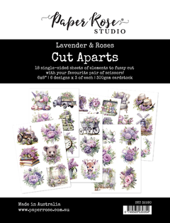 Lavender & Roses Cut Aparts Paper Pack 32280-1