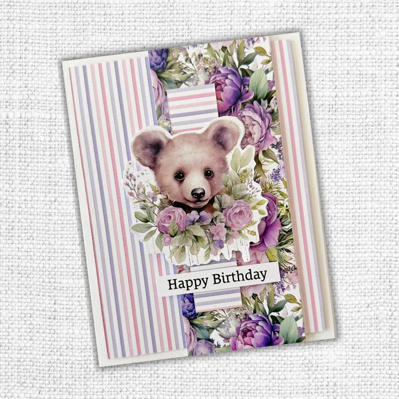Lavender & Roses Cut Aparts Paper Pack 32280-4