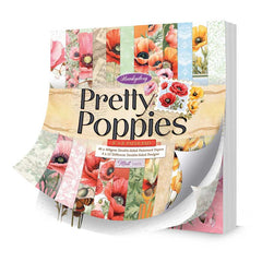 Pretty Poppies 8" x 8" Paper Pad-1