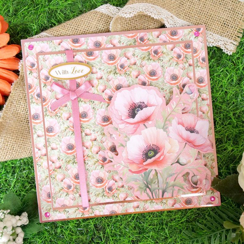 Pretty Poppies 8" x 8" Paper Pad-3