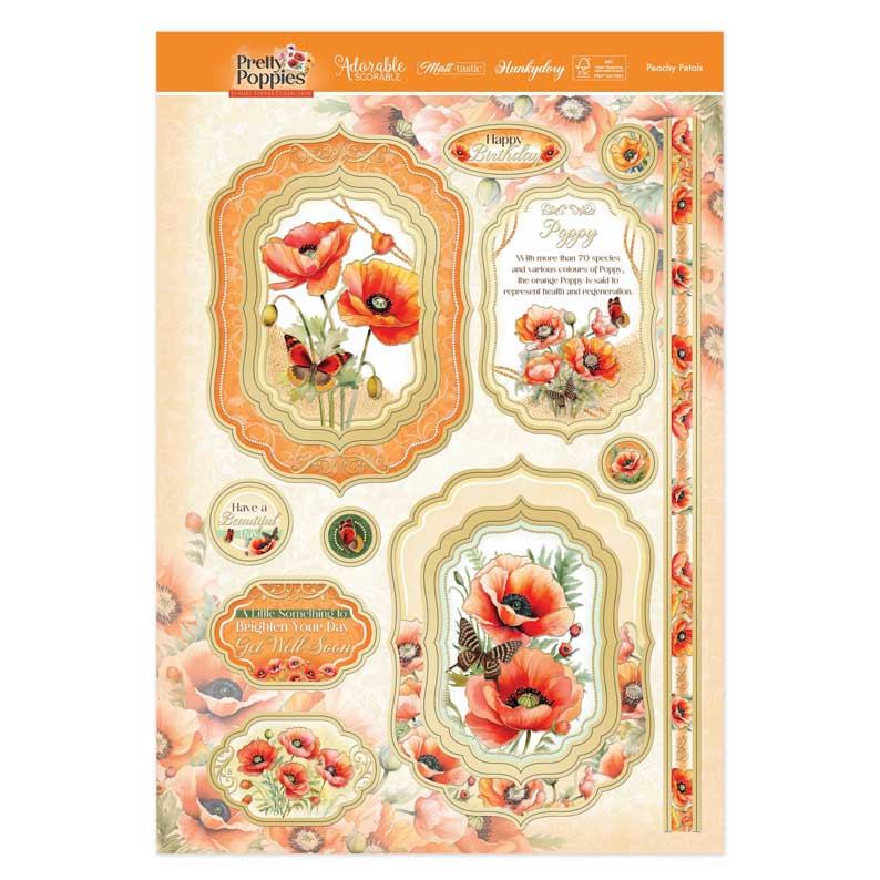 Peachy Petals Luxury Topper Set-2