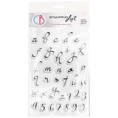 Ciao Bella Clear Stamp Set 4"x6" Moonlight Lowercase Alphabet-1