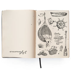 Ciao Bella Clear Stamp Set 4"x6" Let Your Soul Fly-2