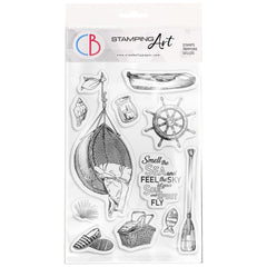 Ciao Bella Clear Stamp Set 4"x6" Let Your Soul Fly-1