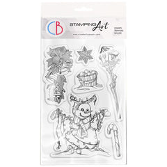Ciao Bella Clear Stamp Set 4"x6" Winter Lights-1