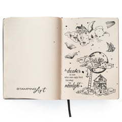 Ciao Bella Clear Stamp Set 4"x6" Moonlight-2