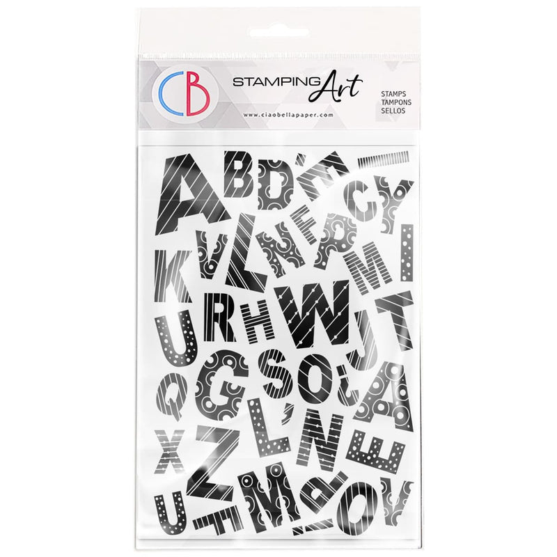 Ciao Bella Clear Stamp Set 4"x6" Baby Alphabet-1