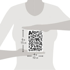 Ciao Bella Clear Stamp Set 4"x6" Baby Alphabet-3