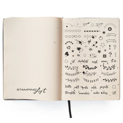 Ciao Bella Clear Stamp Set 4"x6" BuJo Planner-2