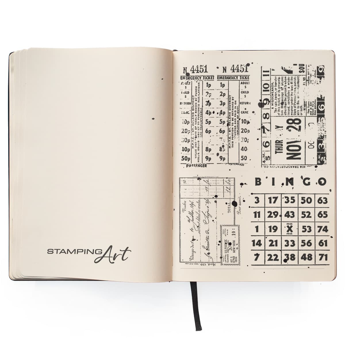 Ciao Bella Clear Stamp Set 4"x6" Home for the Holidays-2