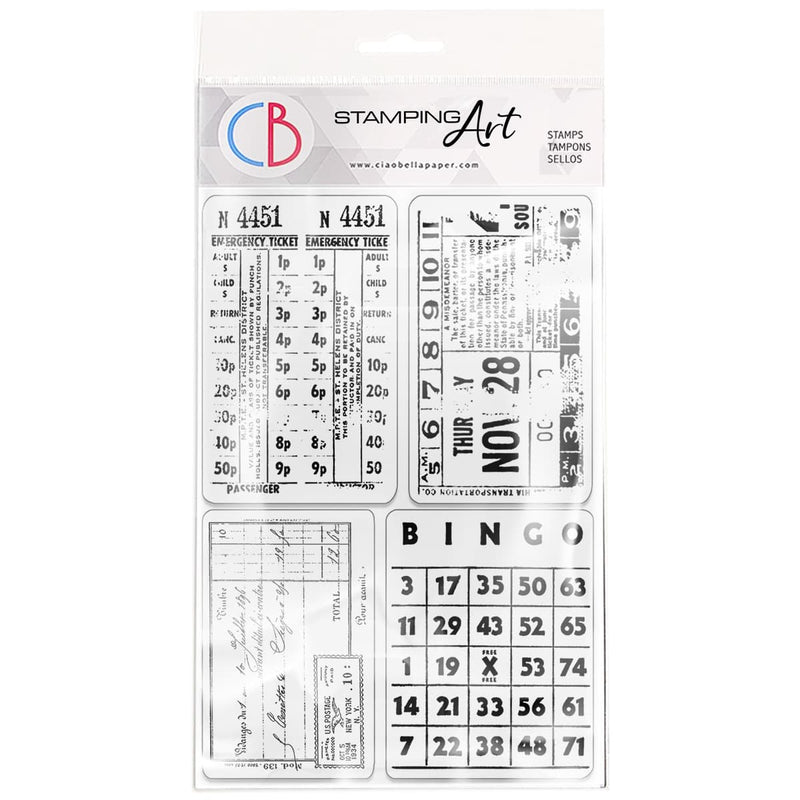 Ciao Bella Clear Stamp Set 4"x6" Home for the Holidays-1