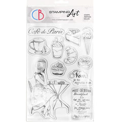 Ciao Bella Clear Stamp Set 6"x8" La Boulangerie-1