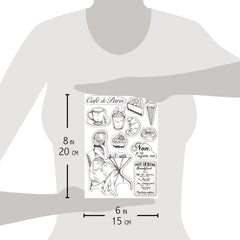 Ciao Bella Clear Stamp Set 6"x8" La Boulangerie-3
