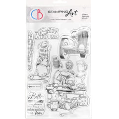Ciao Bella Clear Stamp Set 6"x8" The City Mouse-1