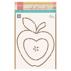 Marianne Design Craft Stencil: Apple by Marleen-1