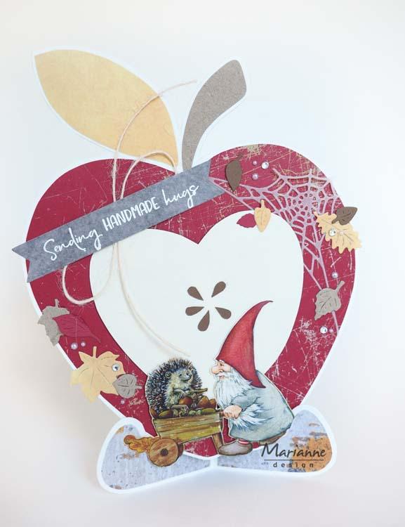 Marianne Design Craft Stencil: Apple by Marleen-2