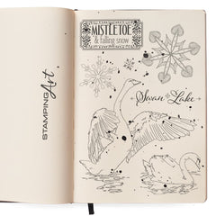 Ciao Bella Clear Stamp Set 6"x8" Swan Lake-2