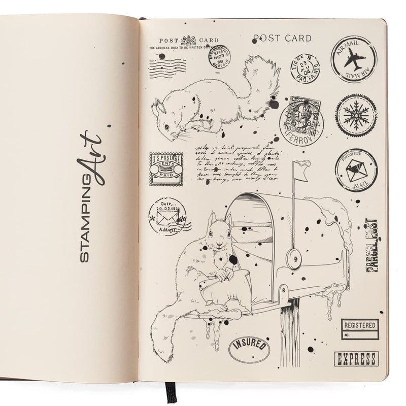 Ciao Bella Clear Stamp Set 6"x8" Mail Box-2