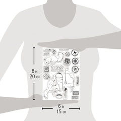 Ciao Bella Clear Stamp Set 6"x8" Mail Box-3