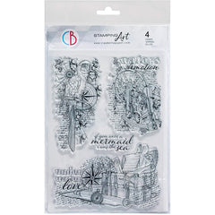 Ciao Bella Clear Stamp Set 6"x8" Underwater Love-1