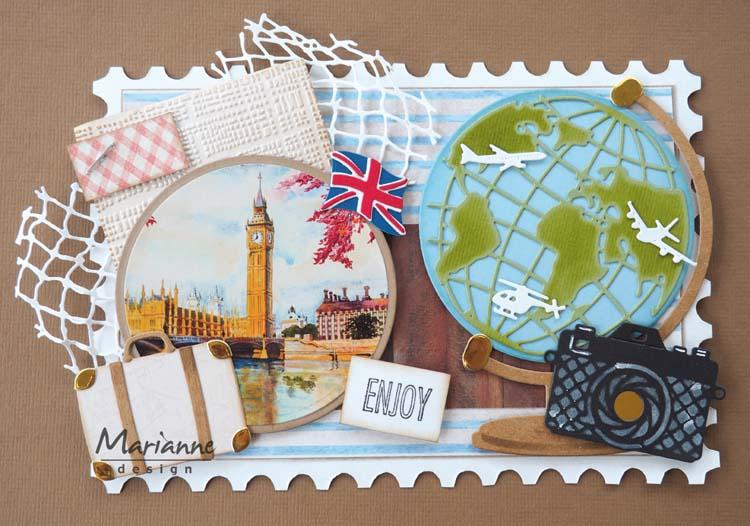 Marianne Design Mask Postcard-2
