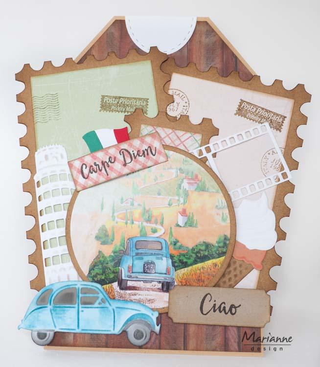 Marianne Design Mask Postcard-3