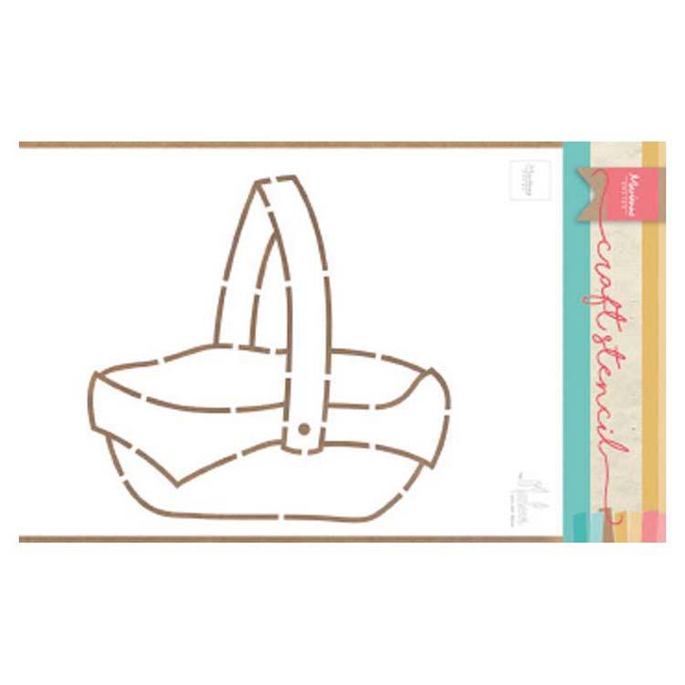 Marianne Design Craft Stencil Fruit Basket By Marleen-1
