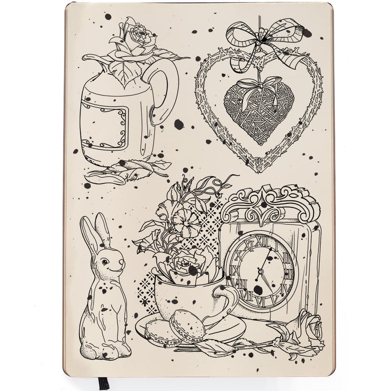 Ciao Bella Clear Stamp Set 6x8 Spring Time-2