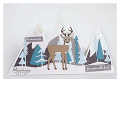 Marianne Design Craft Stencil Mountains By Marleen-3