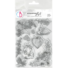 Ciao Bella Clear Stamp Set 6x8 Blackberries-1