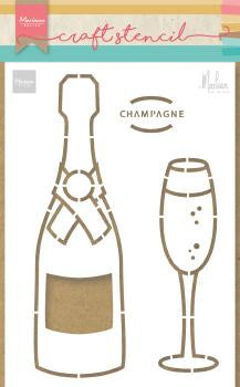 Craft Stencil Champagne by Marleen-1