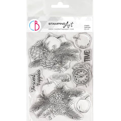 Ciao Bella Clear Stamp Set 6x8 Golden Apples-1