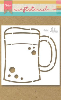 Beer Mug by Marleen Craft Stencil-1