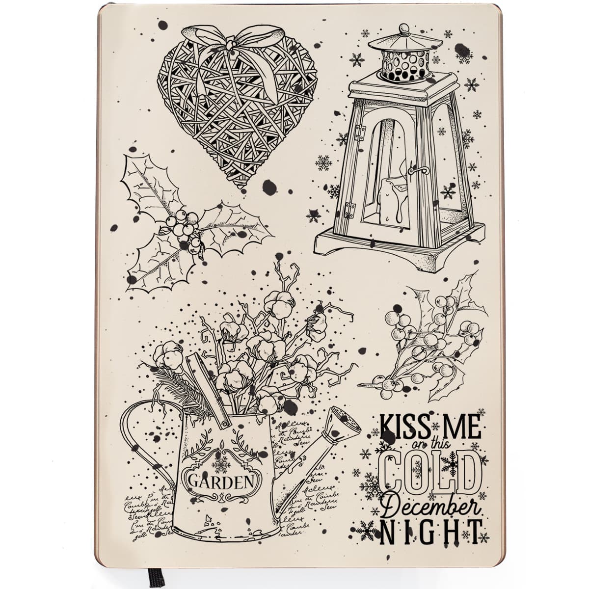 Ciao Bella Clear Stamp Set 6x8 December Night-2