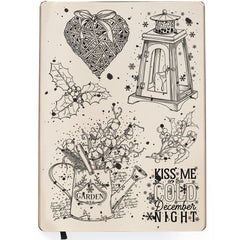 Ciao Bella Clear Stamp Set 6x8 December Night-2