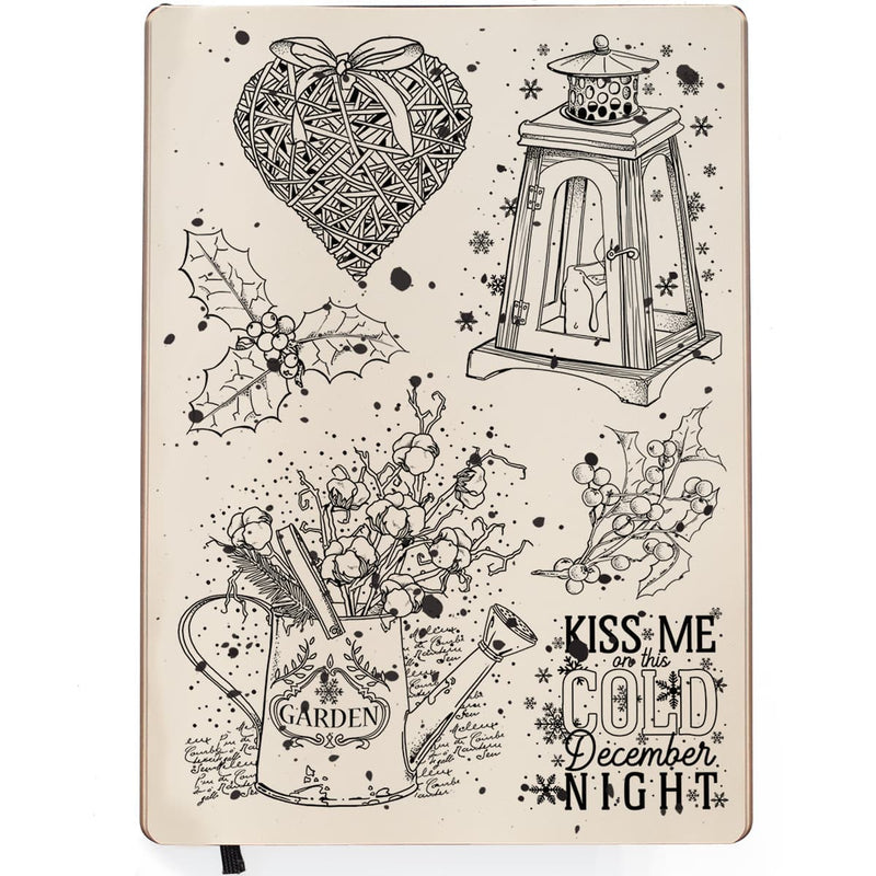 Ciao Bella Clear Stamp Set 6x8 December Night-2