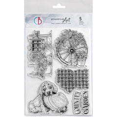 Ciao Bella Clear Stamp Set 6"x8" Country Life-1