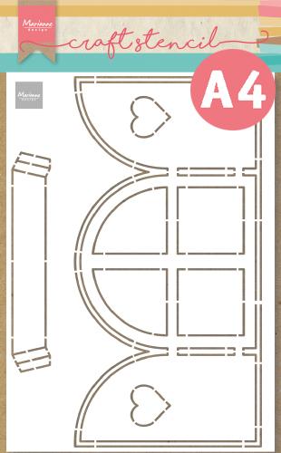 Window A4 Craft Stencil-1