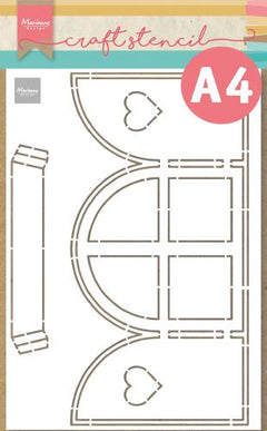 Window A4 Craft Stencil-1