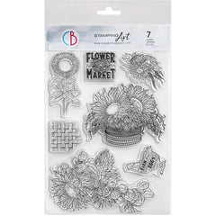 Ciao Bella Clear Stamp Set 6"x8" Into My Garden-1